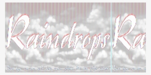 Free Raindrops Font - Parallel #4351067