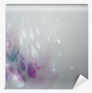 Rain In The Garden / Fairy Floral Background With Raindrops - Fractal Art #4351093