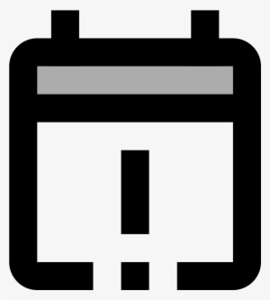 This Icon Looks Like An Exclamation Mark In The Middle - Material Calendar Icon #4352507