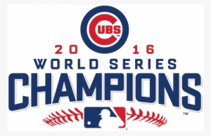 Chicago Cubs Logos Iron Ons - Indians 2016 World Series Champions #4352838