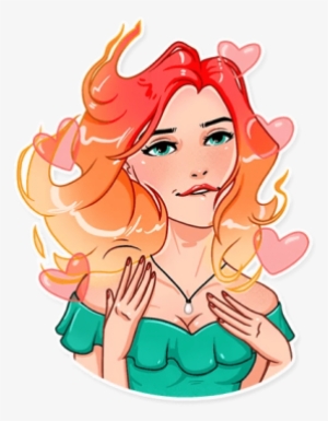 Sexy Girl Flirt - Sticker #4352881