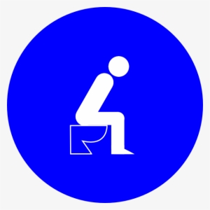 Original Png Clip Art File Sitting On Toilet Svg Images #4353431