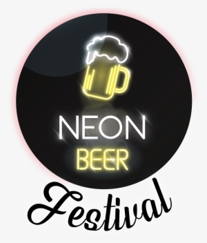 Neon Beer Fest Logo Black - Beer #4354316