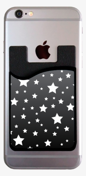 White Stars Gray Ombre Card Caddy - Heart Card #4354898