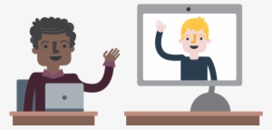 Virtual And On-site Professional Development - Virtual Teacher Png #4355034