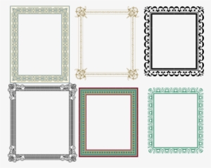 Artistic Frames Svg Clip Arts 600 X 493 Px #4355316