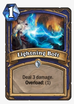 Lightning Bolt Card - Lightning Bolt Hearthstone #4355573
