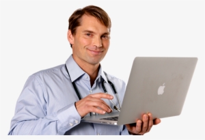 Doctor On Laptop - Physician #4355576