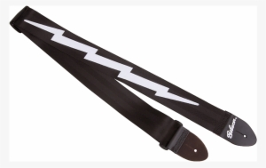Gibson Asgsbl The Lightning Bolt Sealtbelt - Gibson Lightning Bolt 2" Nylon Strap Black #4355603