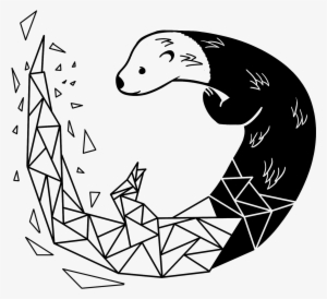 Fancy Otter Design - Illustration #4355645