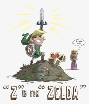 Z Is For Zelda Art Print - Mini #4357185