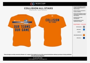 Collision All Starts Orange Blue Gray White Custom - Basketball Uniforms Redesign Nba #4357847