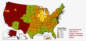 Ups Shipping Map For Michigan #4358248