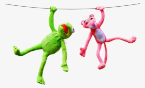Kermit, Pink Panther, Plush Toys, Fun, Plush - Pink Panther Toy Png #4358564