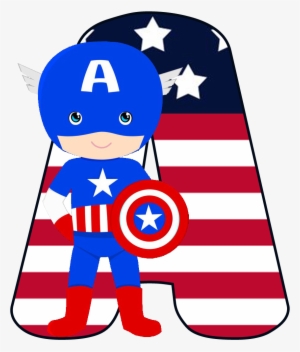 Capitão America Cute Png - Convite Capitão America Para Imprimir #4358566