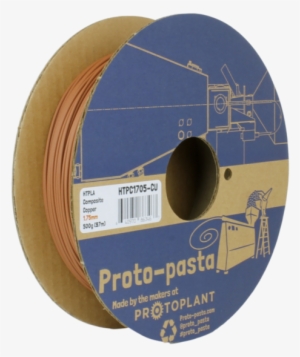 Copper-filled Metal Composite Htpla - Proto-pasta Htp22805-ice High Temperature Spool , Pla #4359066