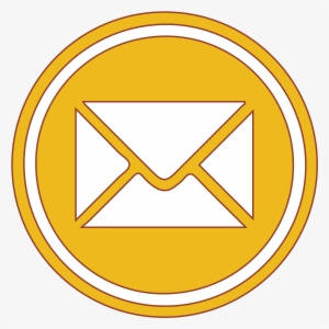 Contact The Mob - Email Icon Png Orange #4359152