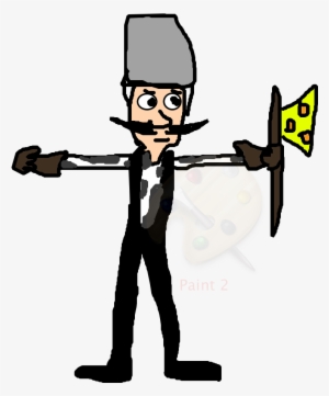 Evil Cow Farmer - Cartoon #4359435