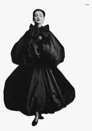 Model Black Png - Balenciaga 1950 #4360153