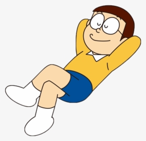 Doraemon - Cartoon Sitting Png #4360390