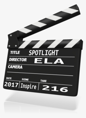 More Spotlights - Cartoon Clapperboard #4361081
