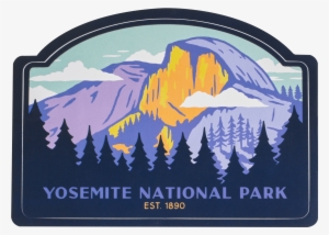 Yosemite National Park Sticker - Yosemite National Park Transparent #4361877