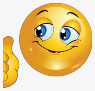 Emotiguy Thoughtful Face - Thumbs Up Emoji Face - Free Transparent PNG ...