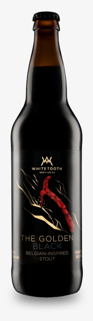 The Golden Black - Glass Bottle #4362877