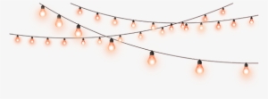 Orange Red String Strings Lights - Festival Of Lights Png #4362947
