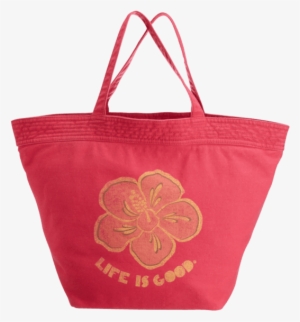 Hibiscus Carry All Bag - Flower Carry All Bag By Life Is Good #4364201