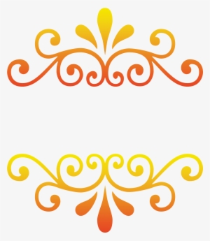 Gold Floral Frame Png - Floral En Png Vector #4364341