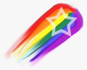Rainbow Shooting Star By Alfier15000 On Clipart Library - Rainbow Shooting Star Clipart #4364760