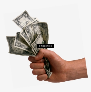 Hand Holding Dollars Money #4364913