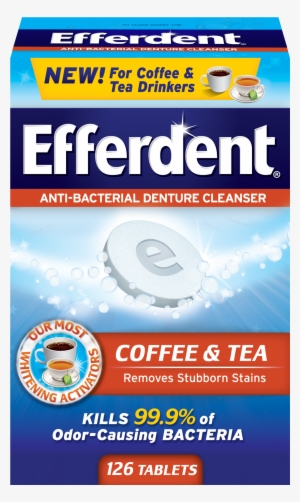 Efferdent Coffee & Tea Denture Cleanser #4366051