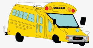 A Drawing Of A School Bus Transparent #4366499