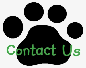 Contact Us Paw Print - Circle #4366584