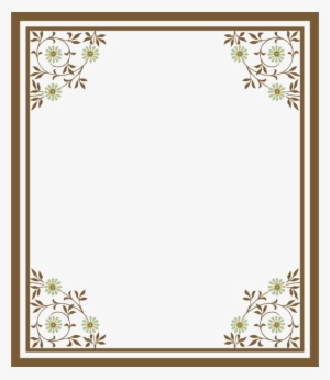 Floral Design Picture Frames Flowering Plant Leaf - Clip Art #4366727