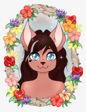 Floral Frame - Cartoon #4366803 Floral Frame - Cartoon #4366803