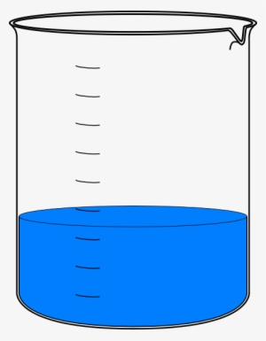 Beaker With Water Png - Beaker Clipart Black And White - Free ...