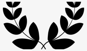 Hojas De Laurel Png Png Transparent Stock - Laurel Wreath Png Black ...