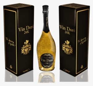 Image Of Vin Doré Vino Espumoso Con Oro - Botella Vino Exclusiva #4368272