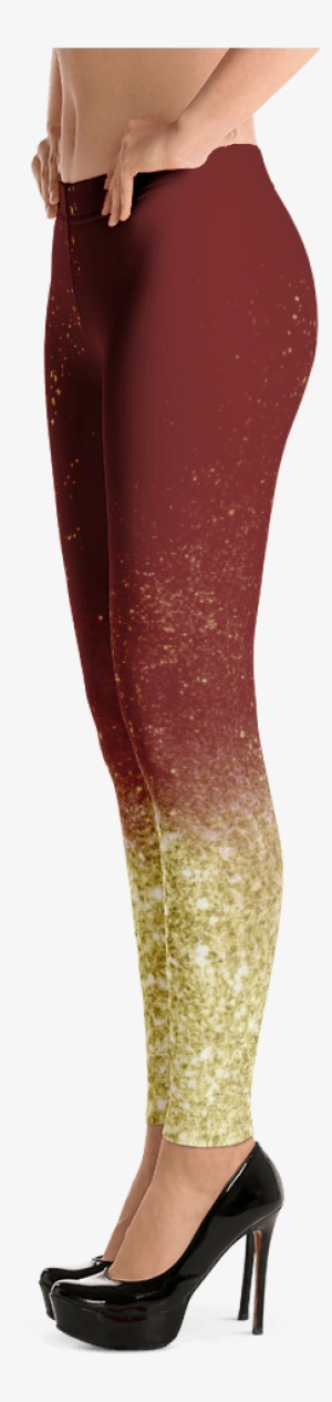 Christmasleg Red Mockup Left High Heels White Small - Leggings Mexico #4368486