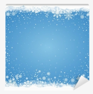 Vector Frosty Snowflakes Background Wall Mural • Pixers® - Frosty Snowflake #4368713