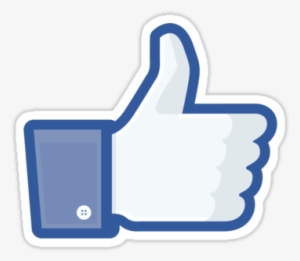 Facebook Like Thumbs Up Sticker - Like Logo Youtube Transparent #4368956