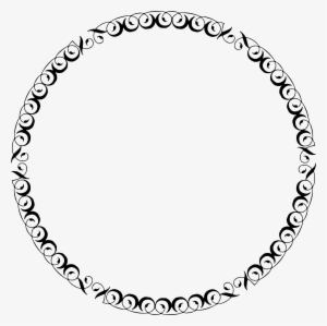 This Free Icons Png Design Of Vintage Filigree Extended - Transparent Filigree Circle Border #4369708