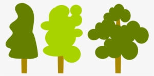 Flat Tree Vector #4370123