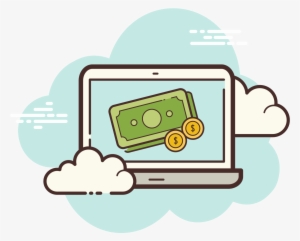 Macbook Money Icon - Online Shop Icon Png #4370450