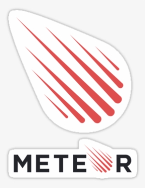 Meteor ×2 Sticker - Meteor Js Logo #4371039