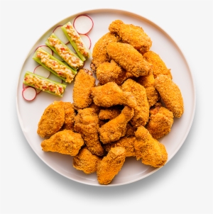 Oven Fried Chicken Wings - Fried Chicken Png Top View #4371264 Oven Fried Chicken Wings - Fried Chicken Png Top View #4371264