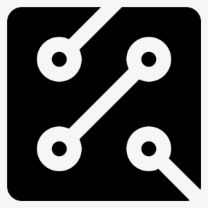 This Is A Photo Of A Square With Two Openings - Circuit Icon Png White #4372343